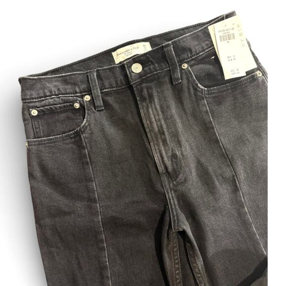 NWT Abercrombie High Rise Skinny Split Cuff Jeans NWT Size 6 - Picture 5 of 9